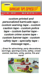 Mobile Screenshot of barricadetapeexpress.com